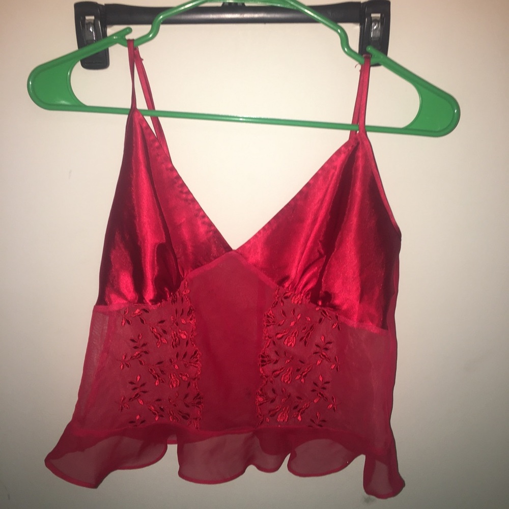 Red Lingerie type shirt
